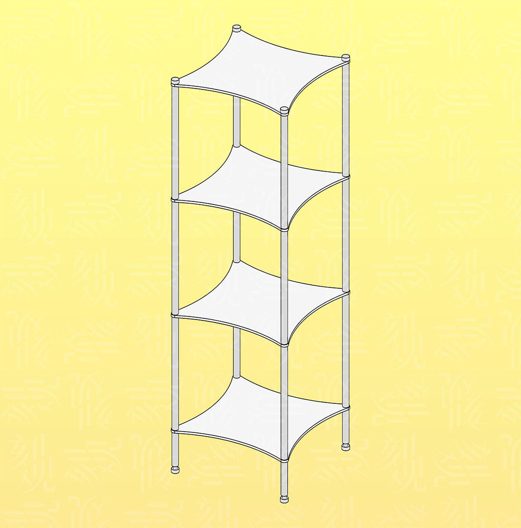Aluminum Desktop Shelf Model 2