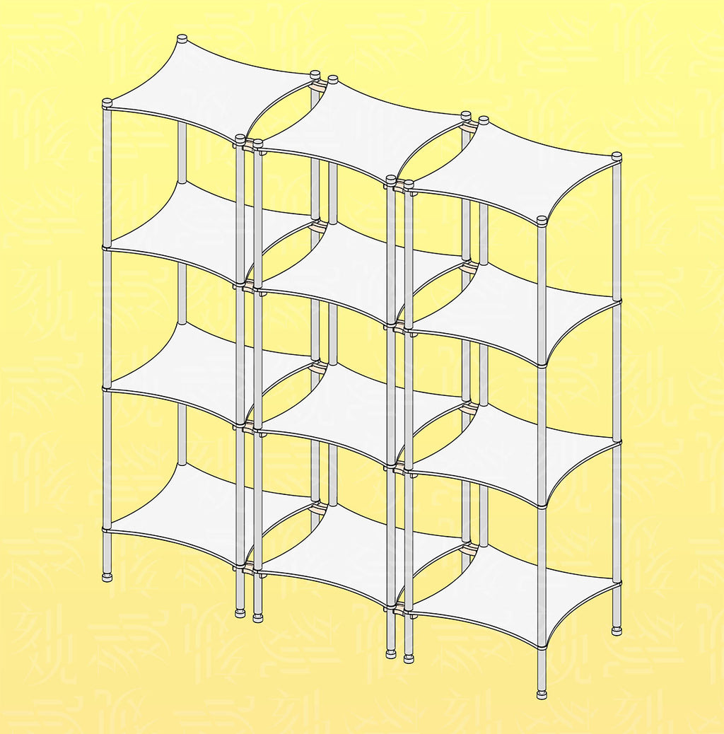Aluminum Desktop Shelf Model 2