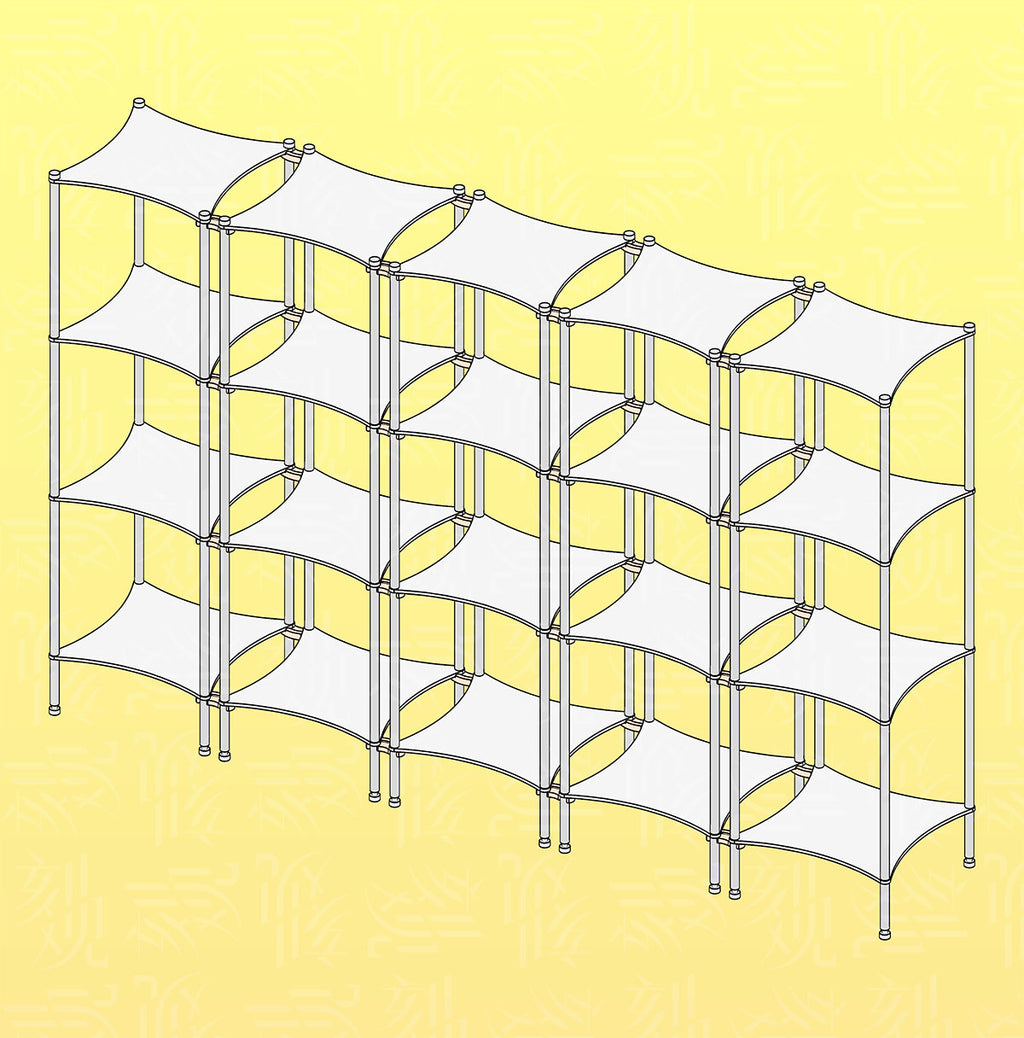 Aluminum Desktop Shelf Model 2