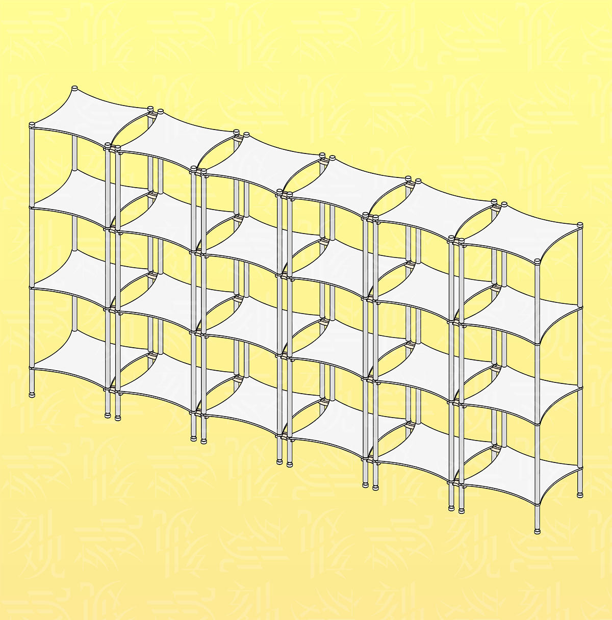 Aluminum Desktop Shelf Model 2