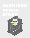 Aluminum pour over coffee stand
