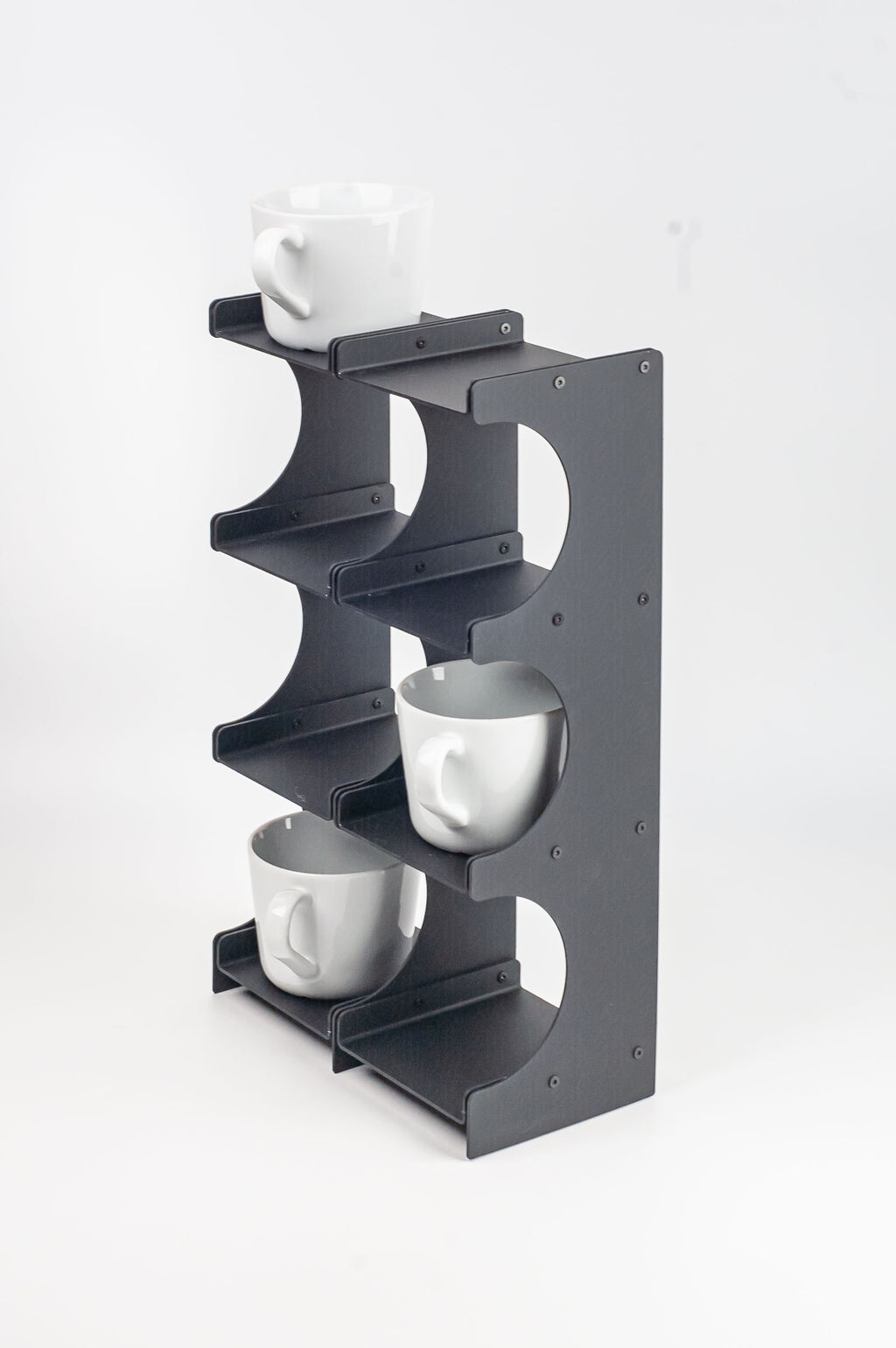 Aluminum Desktop Shelf for mugs