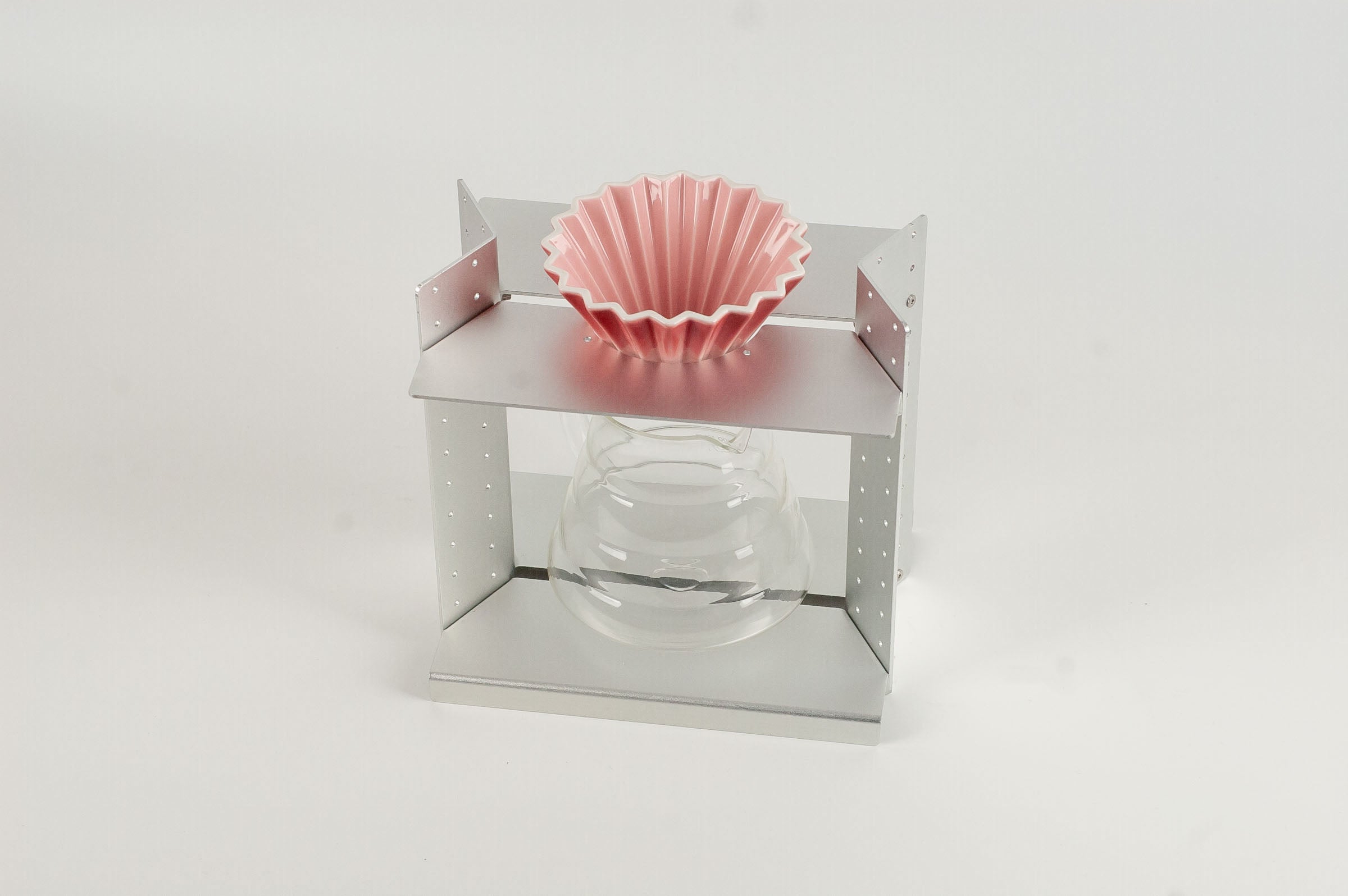 Aluminum pour over coffee stand