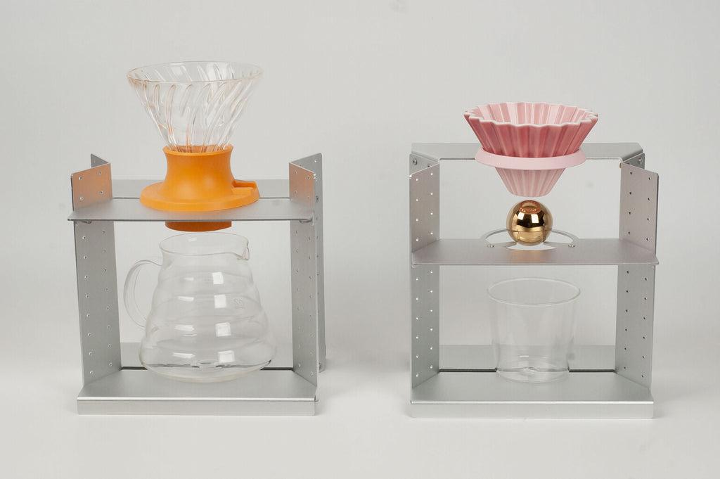 Aluminum pour over coffee stand
