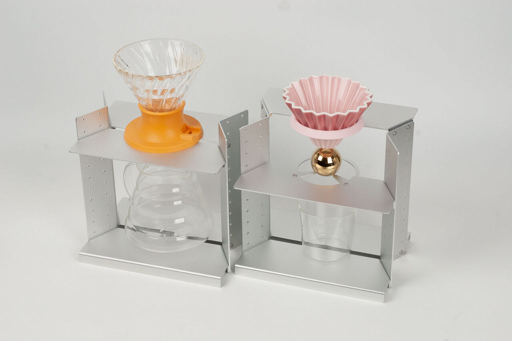 Aluminum pour over coffee stand