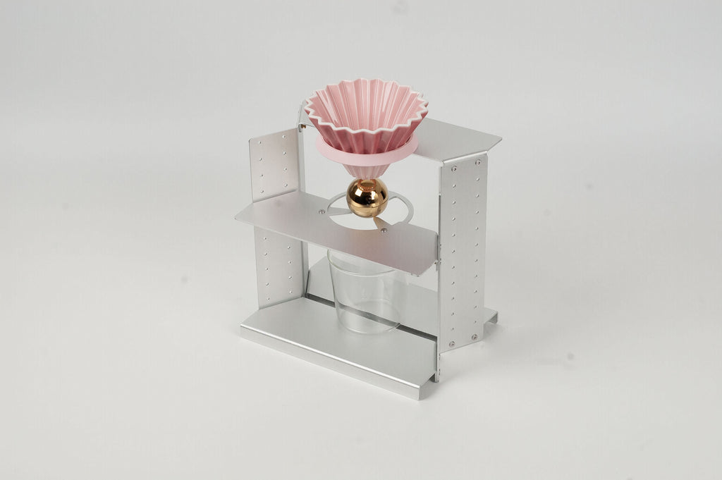 Aluminum pour over coffee stand
